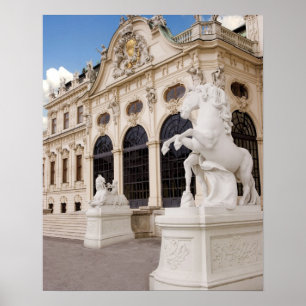 Poster Autriche, Vienne, Palais Belvedere, Supérieur