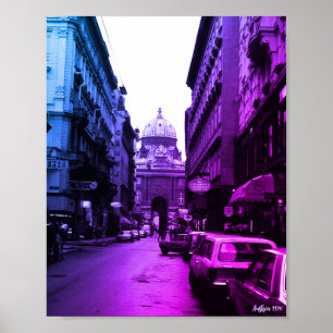 Poster Autriche vintage Palais impérial de Vienne