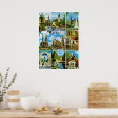 Poster Autriche vintage, Vienne, Vienne, (Cuisine)