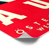 Poster Autriche ~Vintage voyage (Coin)