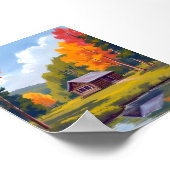 Poster Autumn Abode Lakeside Cottage (Coin)