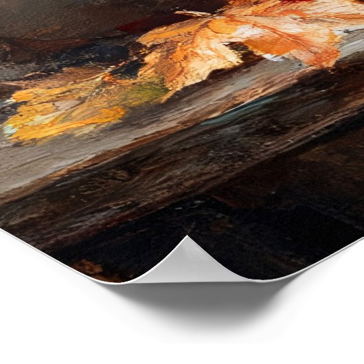 Poster Autumn Basket of Fruits (Coin)