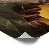 Poster Autumn Cat Art Print, Cozy Fall (Coin)