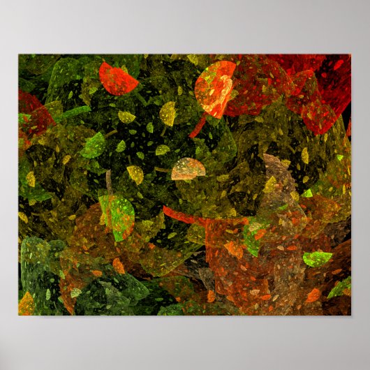Poster Autumn colorful decorative design (Devant)