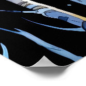 Poster Autumn Forest Night Painting (Coin)