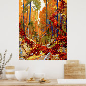 Poster Autumn Garland, art de Tom Thomson, (Cuisine)
