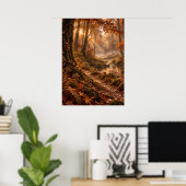 Poster Autumn in the Fourfold Forest (Bureau à domicile)