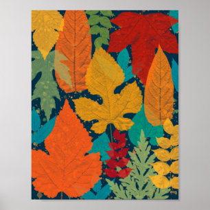 Poster Autumn leaves