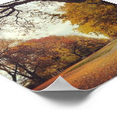 Poster Autumn Leaves NYC Riverside Park New York Fall Art (Coin)