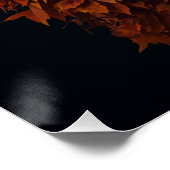 Poster Autumn Majesty – Regal Lion with Autumn Mane (Coin)