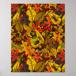 Poster Autumn treasures