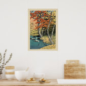 Poster Autumnin Oirase by Hasui (Cuisine)