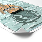 Poster Aux Bahamas. (Coin)