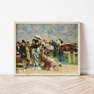 Poster Aux courses Louis Abel-Truchet