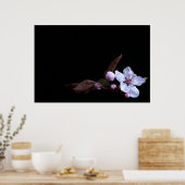 Poster aux fleurs délicates (Cuisine)
