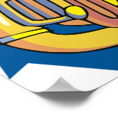 Poster aux instruments Tuba (Coin)