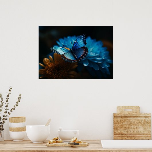 Poster aux papillons (Cuisine)