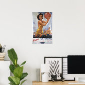 Poster Ava Gardner ressemble aux Camps de Butlin (Bureau à domicile)