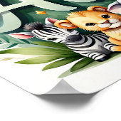 Poster Ava Safari Nursery Wall Art (Coin)