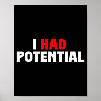 Poster Avait un humour potentiel amusant de professeur de