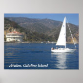Poster Avalon, île de Catalina (Devant)