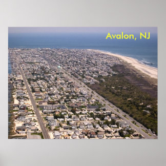 Poster Avalon - North, Avalon, NJ
