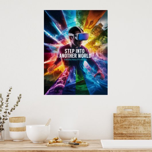 Poster Avance Dans Un Autre Monde (Cuisine)