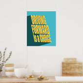 Poster Avancer est un choix (Cuisine)