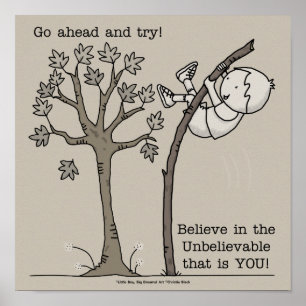 Poster Avancer et essayer