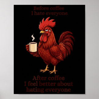 Poster Avant Café Après Café Drôle S Humour Hommes