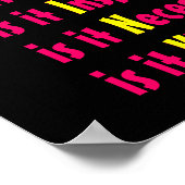 Poster Avant de parler Pensez (Coin)