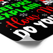 Poster Avant D'Expliquer Combien Vous Connaissez Xmas Pap (Coin)