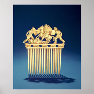 Poster Avant d'un peigne Scythien