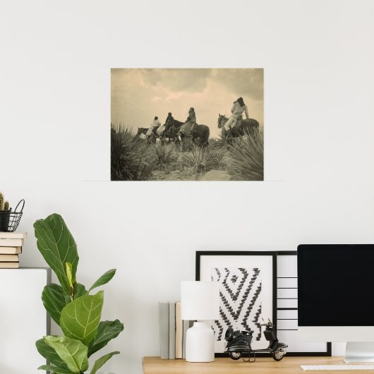 Poster Avant la tempête. (Bureau à domicile)