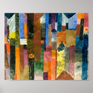 Poster Avant la ville : Paul Klee 1915