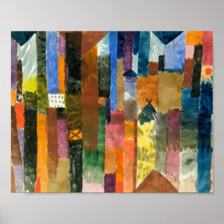 Poster Avant la ville : Paul Klee 1915