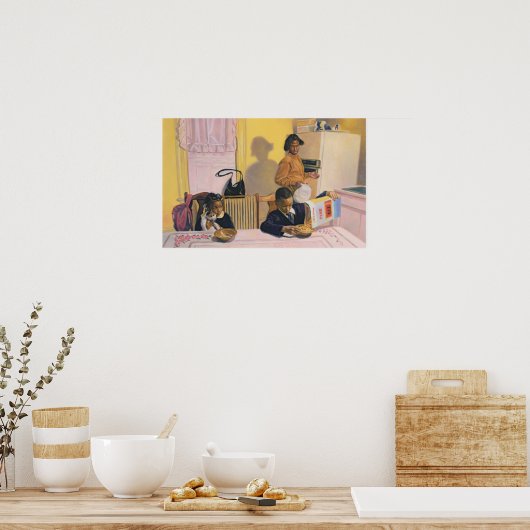 Poster Avant l'école 1991 (Cuisine)