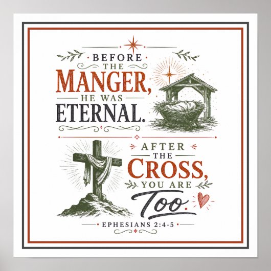Poster Avant Manger Éternel Après Croix Vous Êtes Aussi (Devant)