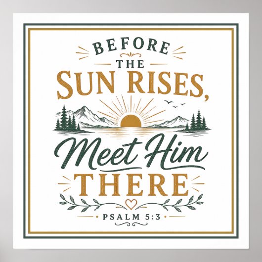 Poster Avant que le soleil se lève, rencontrez-Le Citatio (Devant)