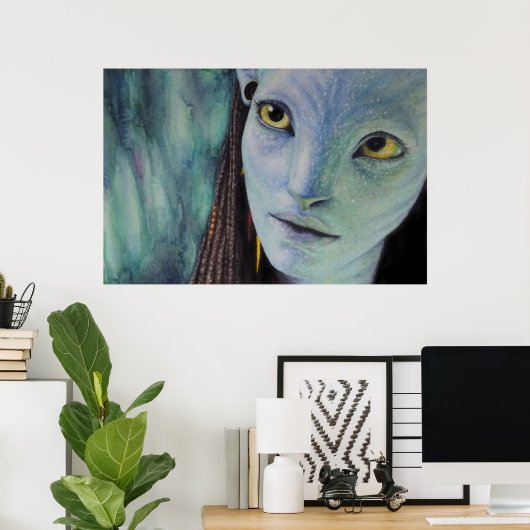 Poster Avatar Neytiri (Bureau à domicile)