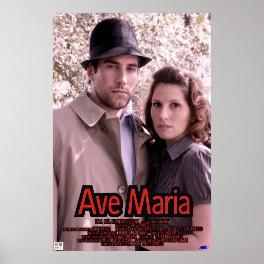 Poster Ave Maria (Devant)