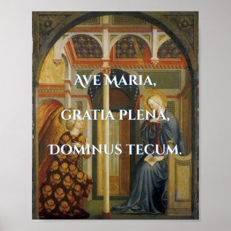 Poster Ave Maria Print