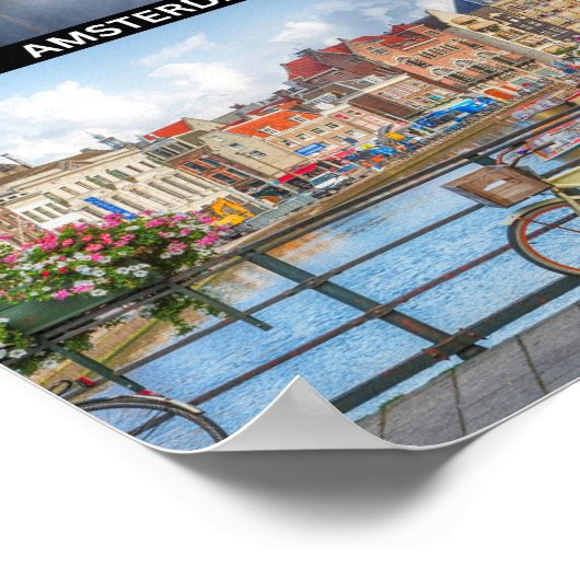 Poster avec Amsterdam (Coin)