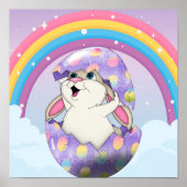 Poster avec arc-en-ciel (Devant)