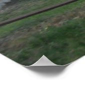 Poster Avec Basset Hound Visite De La Belle Église (Coin)