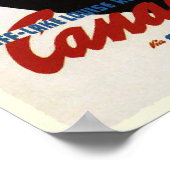 Poster avec Canadian Rockies Ski Print (Coin)