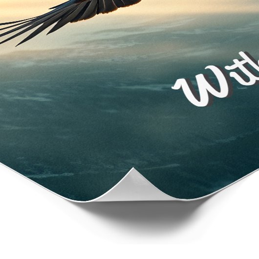 Poster Avec chaque défi, montez plus haut | (Coin)