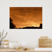 Poster avec citation. (Cuisine)