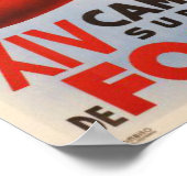 Poster avec Copa de America Vintage Soccer Print (Coin)