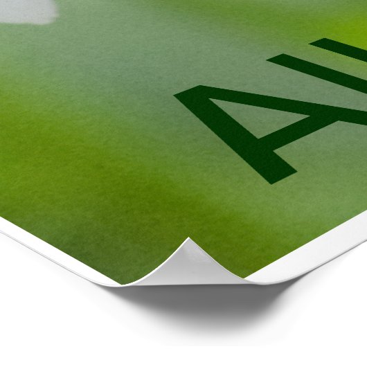 POSTER AVEC DIEU TOUT EST POSSIBLE (Coin)